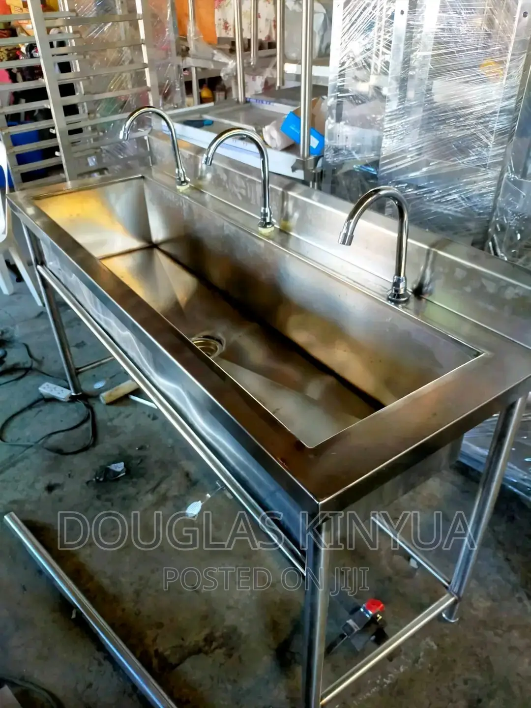 Ss Commercial Washing Sink(Washing Traff).