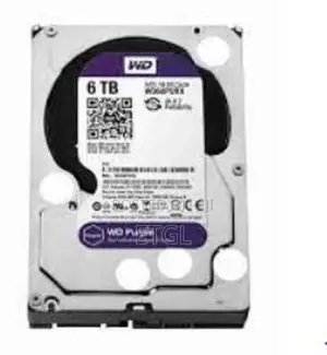 WD Purple Surveillance Hard Drive - 6 TB, 256 MB - WD64PURZ
