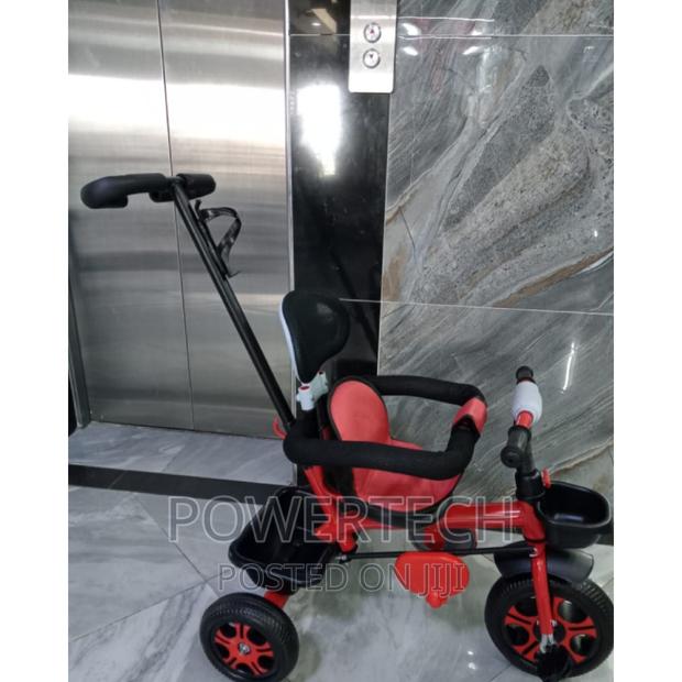 *Tricycle With Protective Side Bar, Push Handle* - main view
