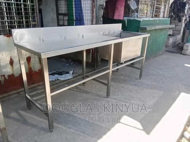 Stainless Steel Single Bowl Kitchen Washing Sink::'