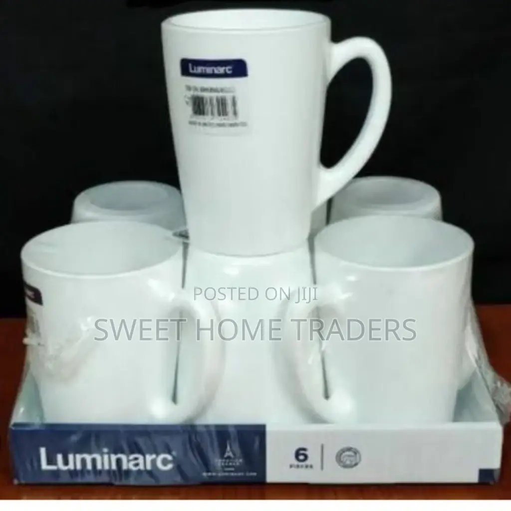 Set of 6 Luminarc New Morning Cups 