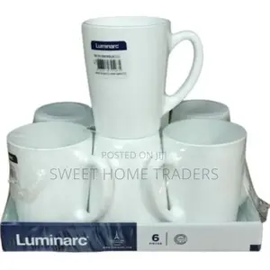 Set of 6 Luminarc New Morning Cups