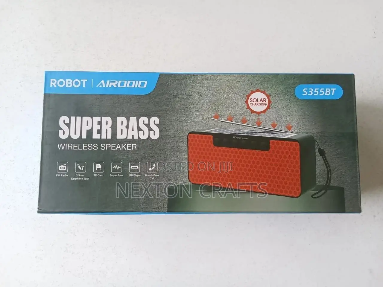 Robot Bluetooth Speaker Radio With Solar
