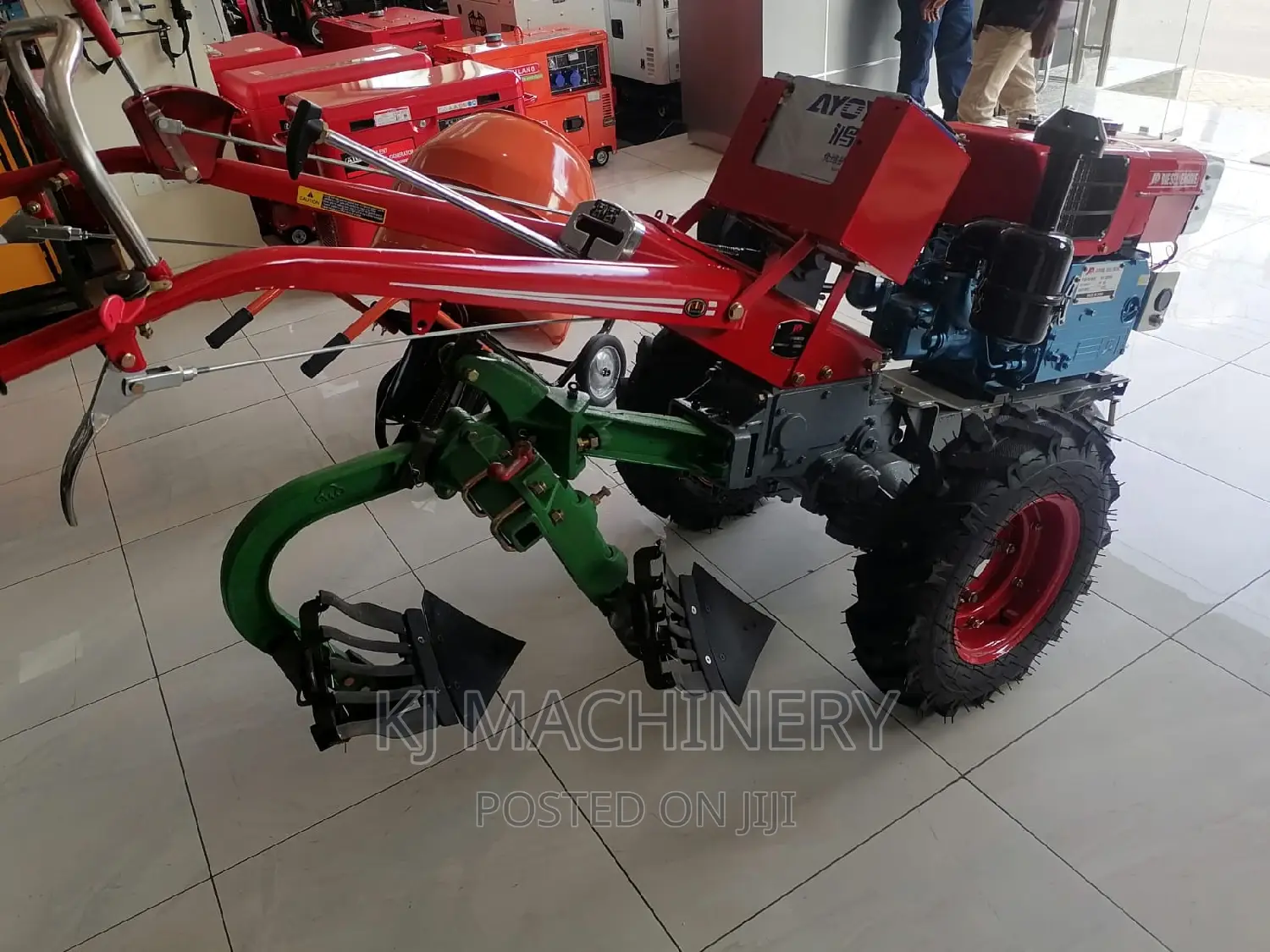 Diesel Powered Walking Tractor 16hp JD Engine