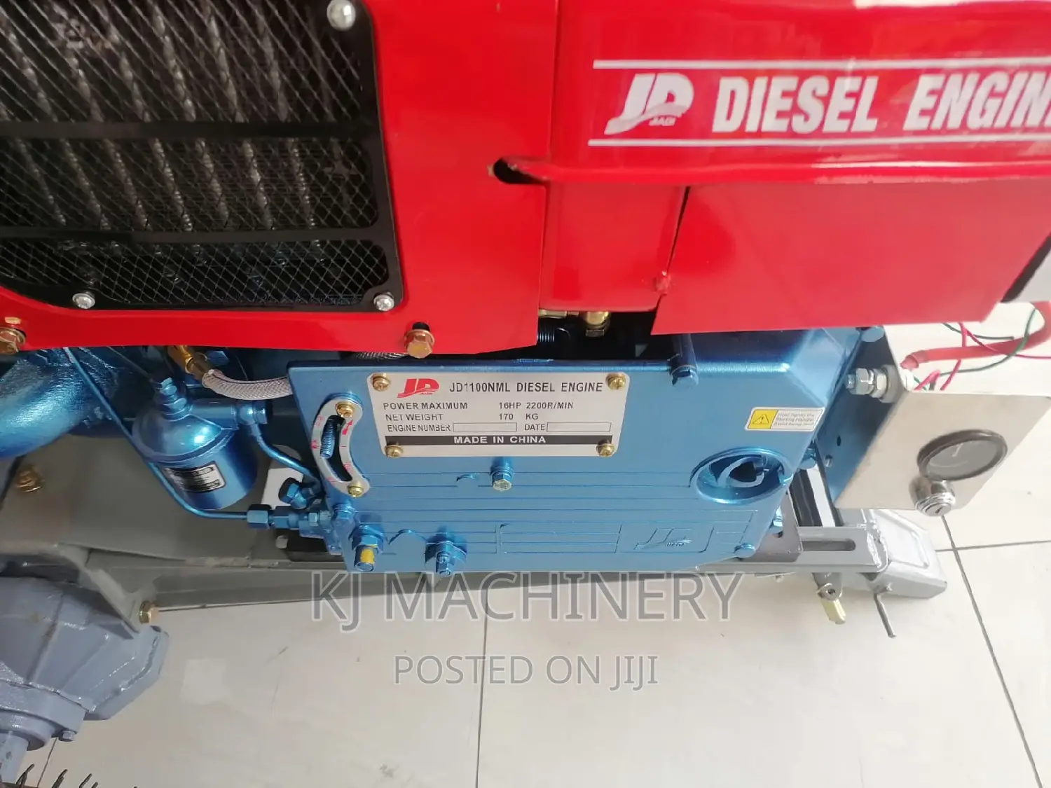 Diesel Powered Walking Tractor 16hp JD Engine