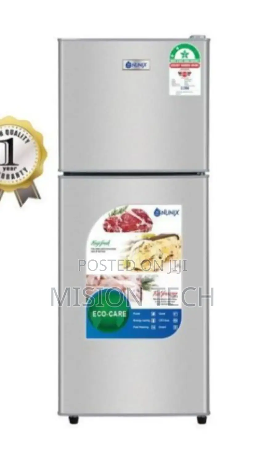 Nunix BCD-138 138l Refrigerator** 