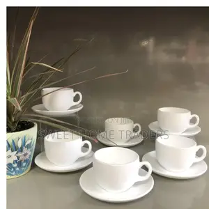 Set of 6 Luminarc Saucer Cups 