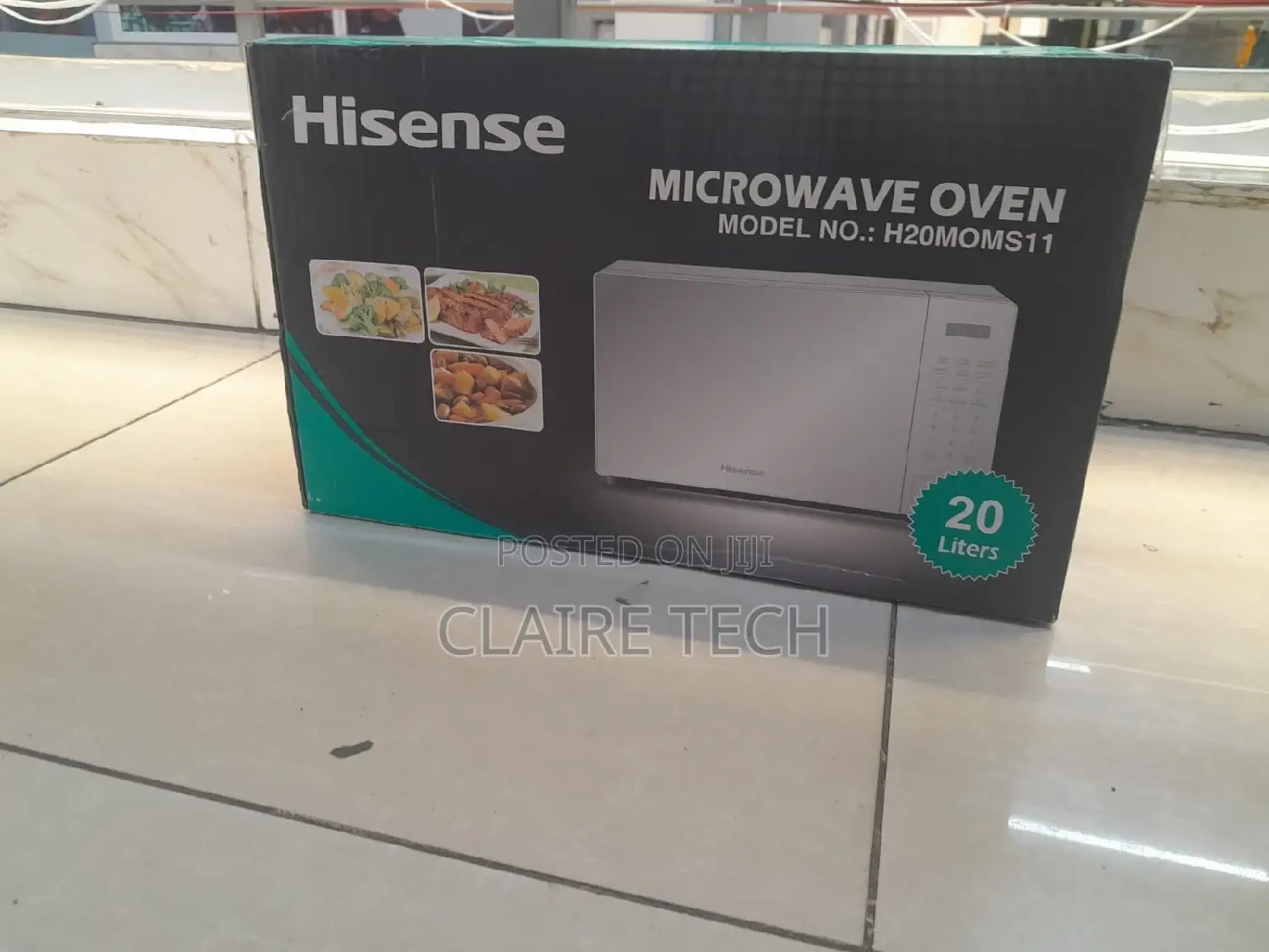 Silver 20 Litres Digital Microwave Oven H20MOMS11 Silver
