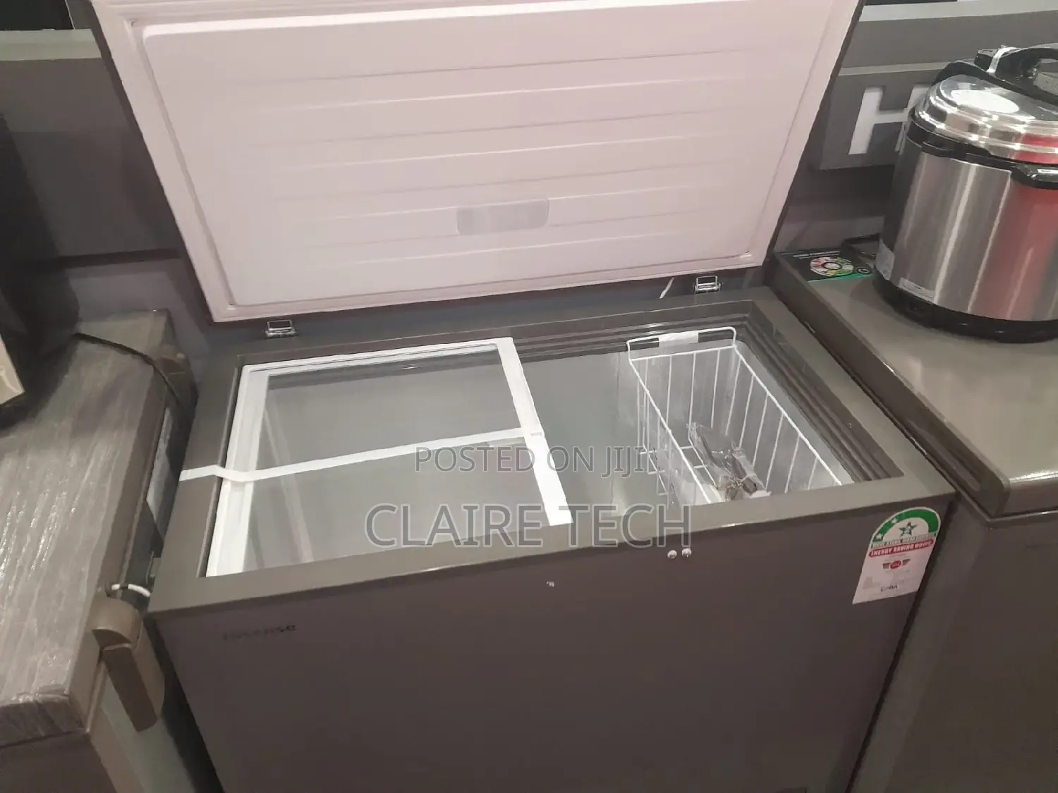 Hisense 198 Litres Silver Deep Freezer