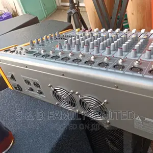 Yellow Omax Powered Mixer