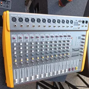 Yellow Omax Powered Mixer