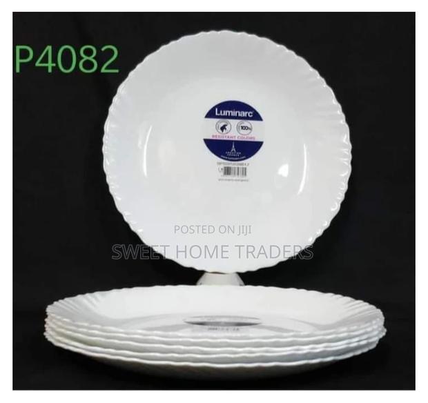 Set of 6 Luminarc(Feston White)Plates