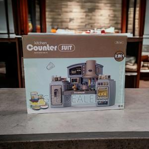 Kids Kitchen Counter Set - main view