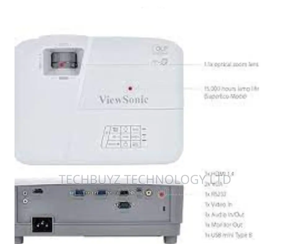 Viewsonic PA503S DLP Projector, SVGA, 800 X 600, 4:3, 3800