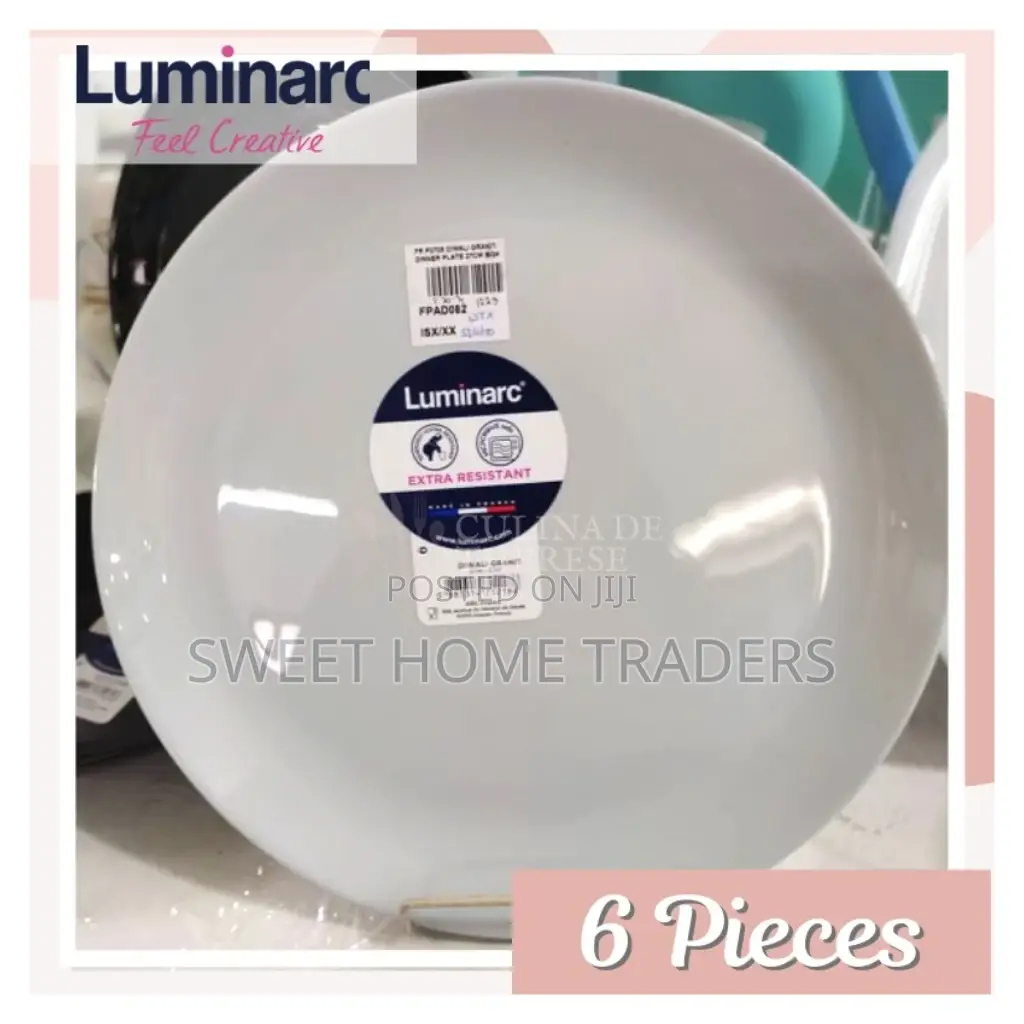 Set of 6 Luminarc Diwali Plates 