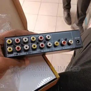 Audio Video Splitter 1 Input 4 Output