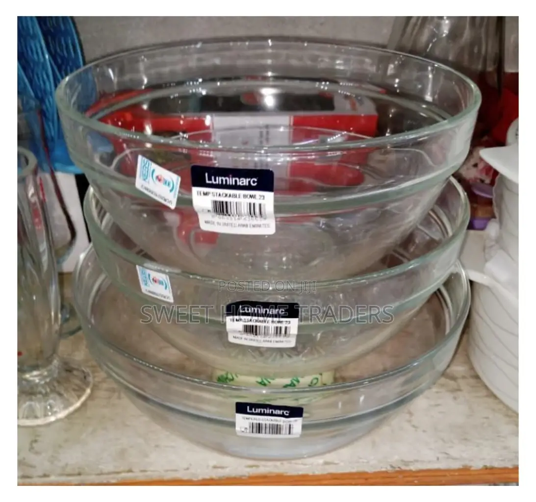 Luminarc Stack Bowls
Durable and Heat Resistant
23cm 