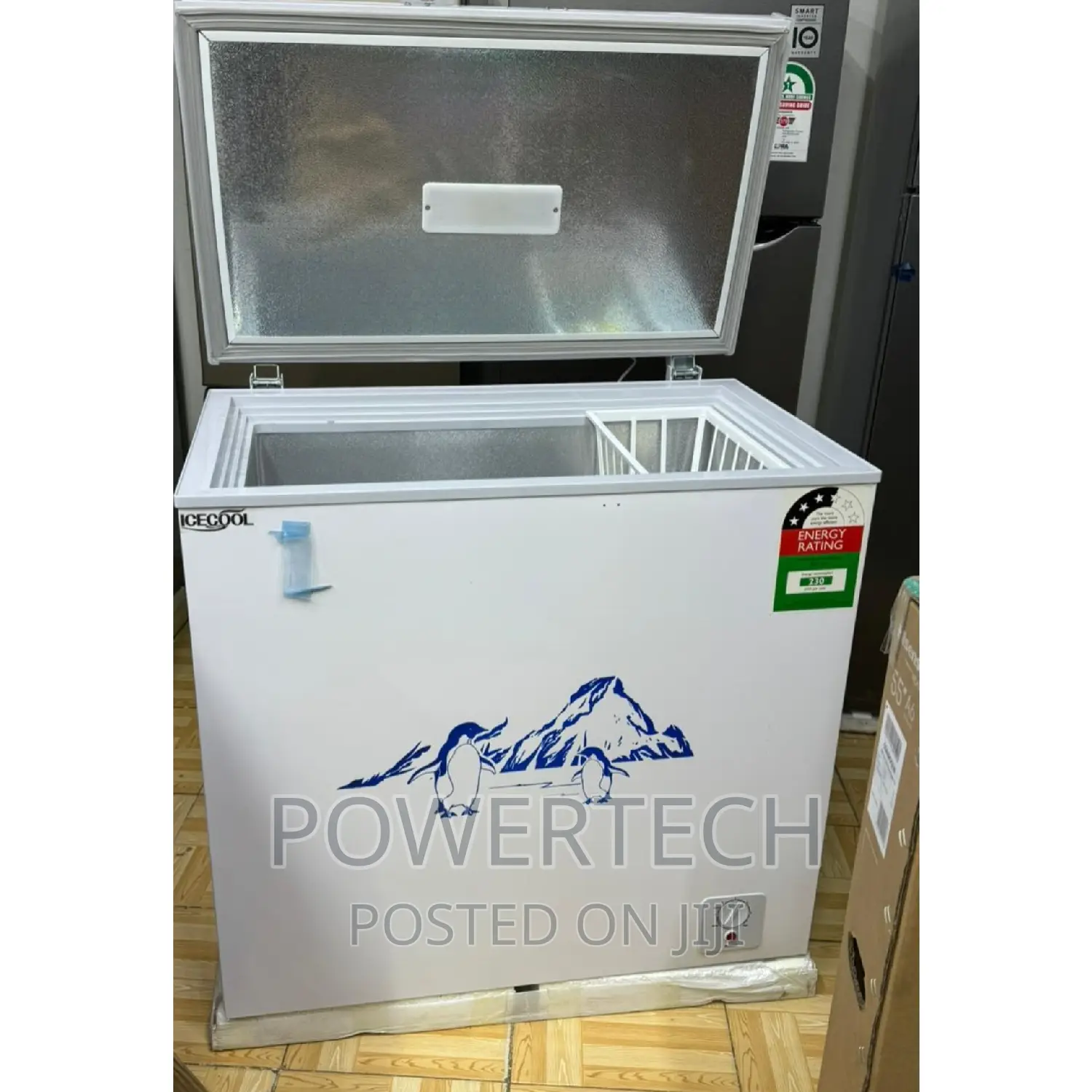 Icecool 169litres Deep Freezer White"