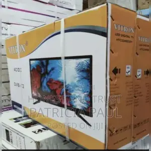 Vitron 22" Digital TV Dvbt2 Clear Motion Pictures Black