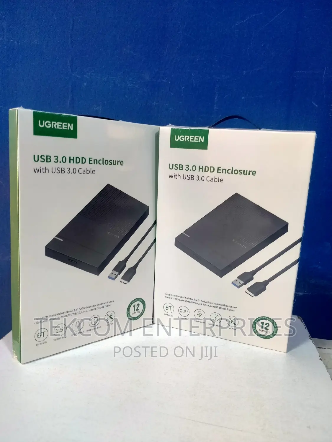 UGREEN USB 3.0 Hard Drive Enclosure With UK Power 3.5"/2.5"