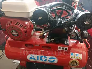 Aico 100L Petrol Air Compressor Double Piston