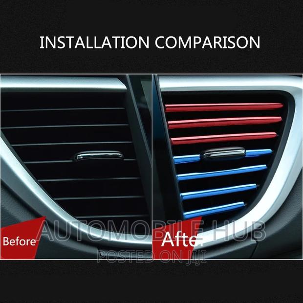 Car Interior Ac Decorations Strips 10pcs