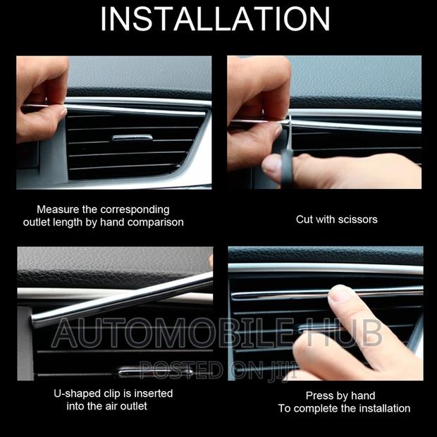 Car Interior Ac Decorations Strips 10pcs - thumbnail 3