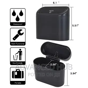 *Water Proof Portable Dustbin Perfect for Cars or Offices.*
