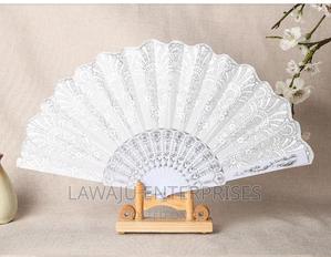 Flower Lace Hand Fan - thumbnail 2