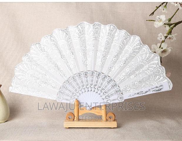 Flower Lace Hand Fan - main view