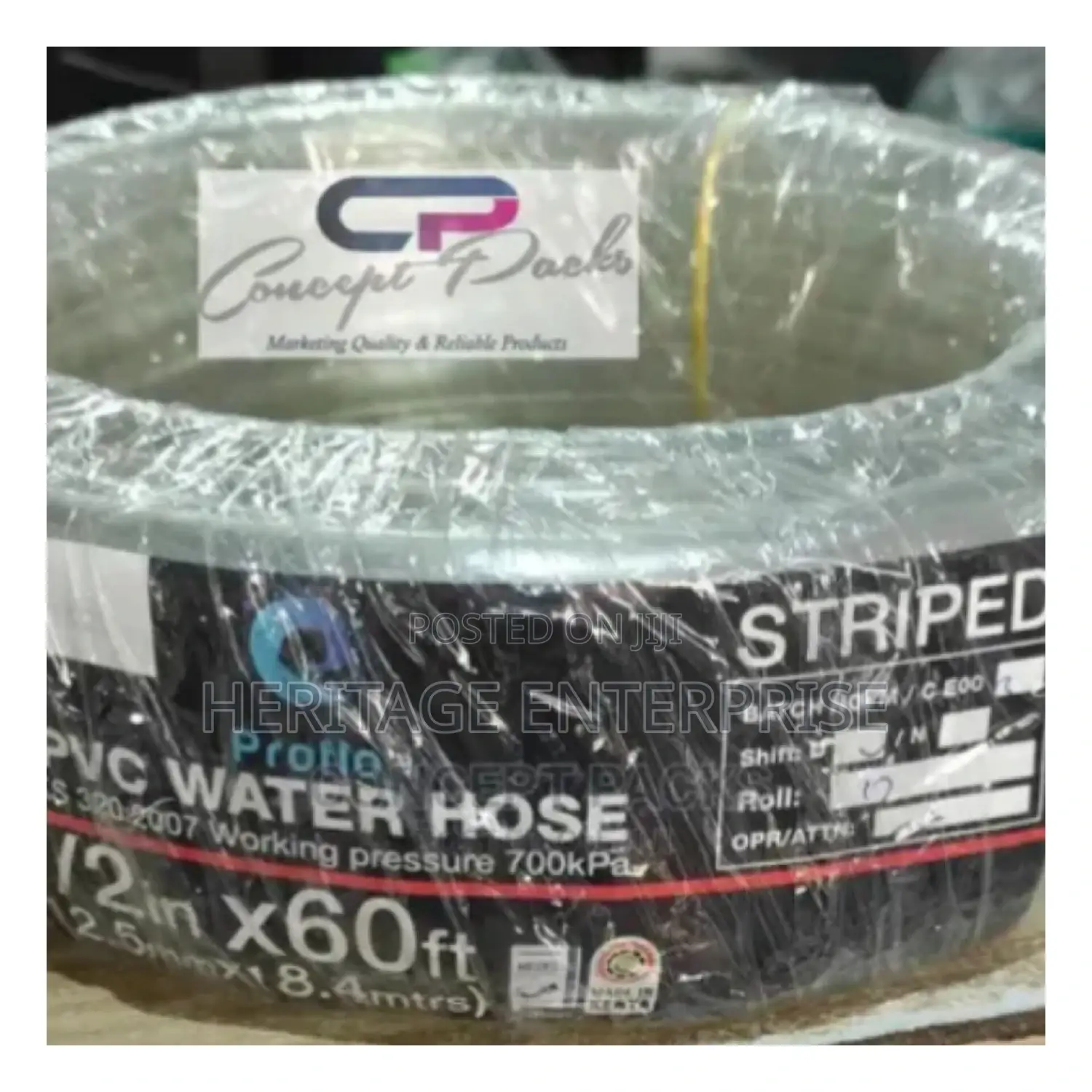 Hose Pipe Clear 1/2 -60ft