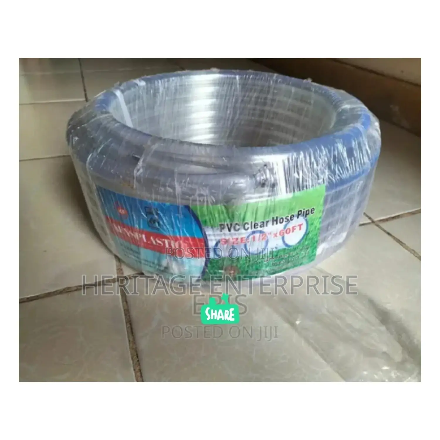 Hose Pipe Clear 1/2'' 120ft