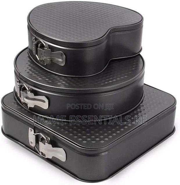 Quality Nonstick 3pcs Cake Mould/Baking Tins 24cm/22cm/20cm*