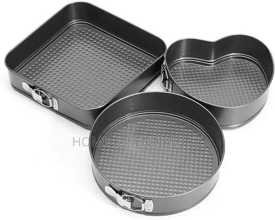 Quality Nonstick 3pcs Cake Mould/Baking Tins 24cm/22cm/20cm*