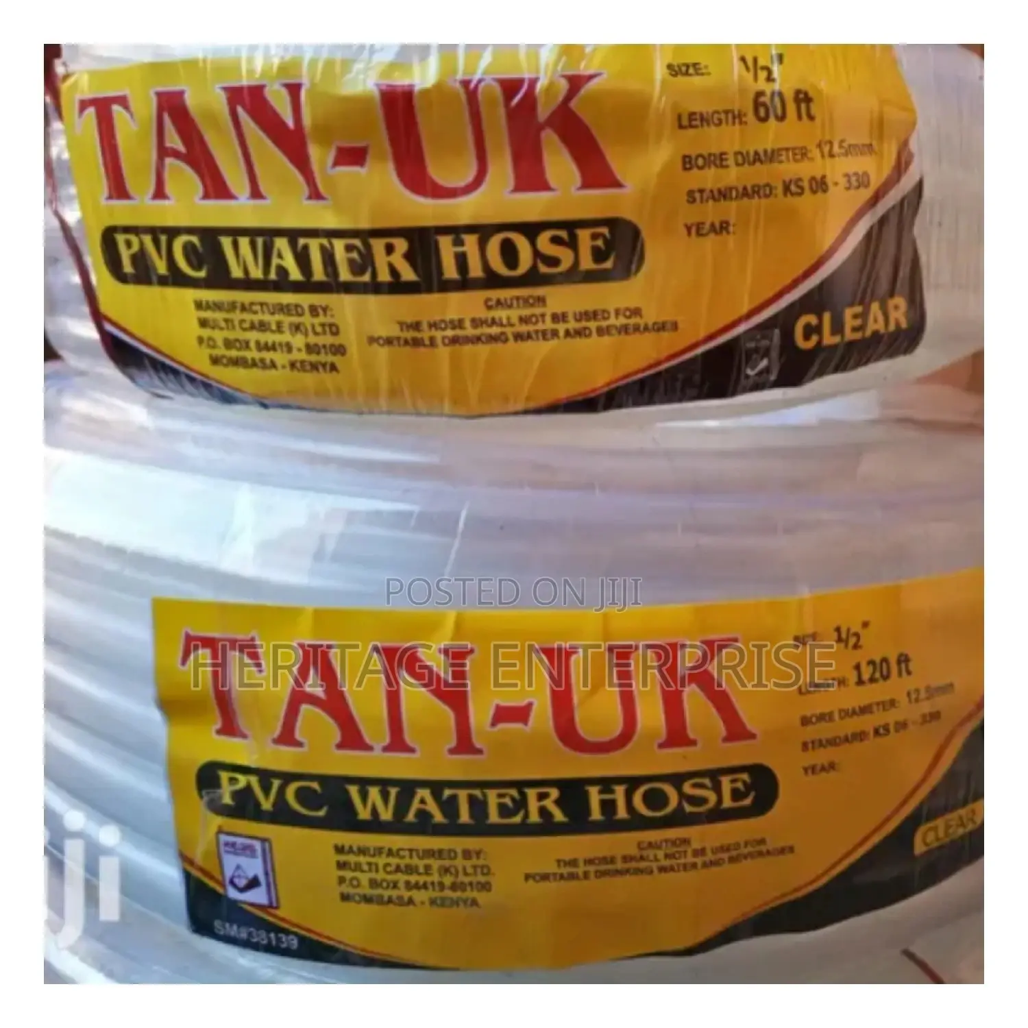 Hose Pipe Hose Pipe Clear 3/4*60mm