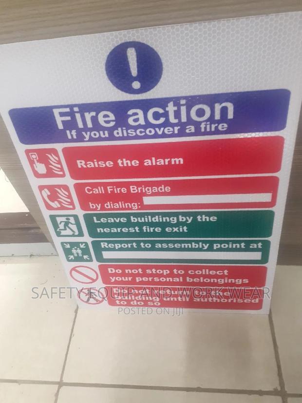Get Quality Exit Fire Action Sign - main view