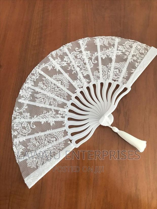 Flower Lace Hand Fan - thumbnail 3