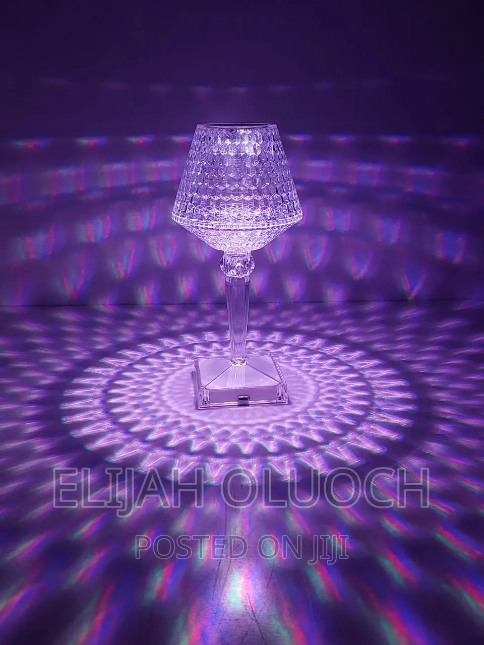 Rechargeable Rose Diamond Table Lamp