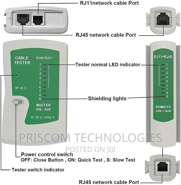 Network Cable Tester Bosheng. Rj45 Rj11 Network Cable Tester - main view