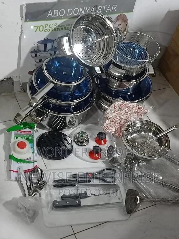 70 PCS Cookware Stainless at 13500