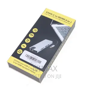 8 IN 1 Type-C HUB to HDMI VGA Adapter for SD/Mic SD Card