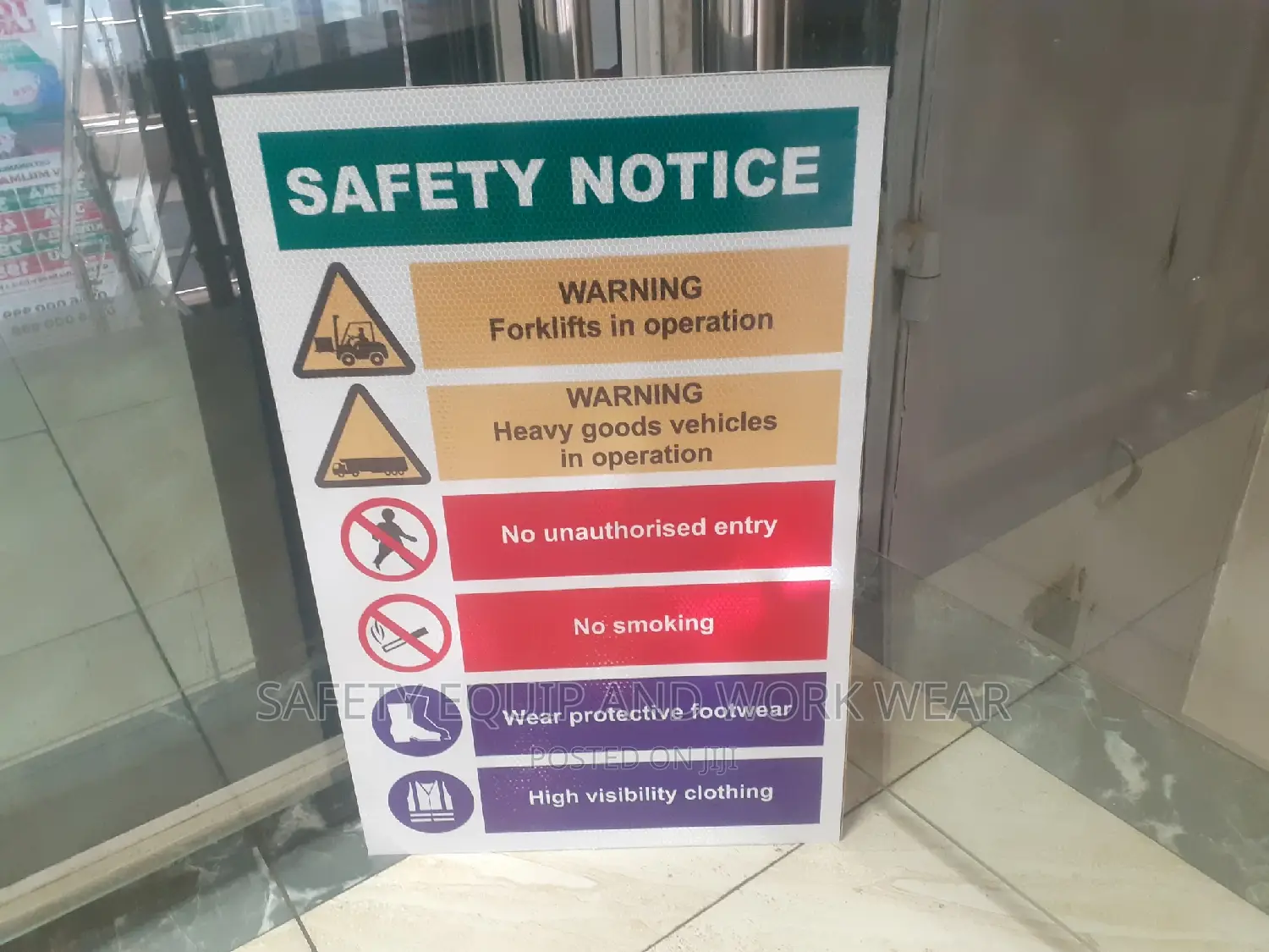 Buy Quality Safety Notice Sign