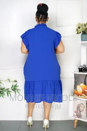 Royal Blue Shift Dress/Maternity Dress/Mother's