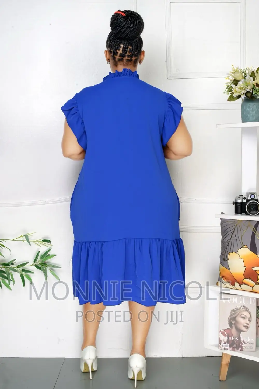 Royal Blue Shift Dress/Maternity Dress/Mother's