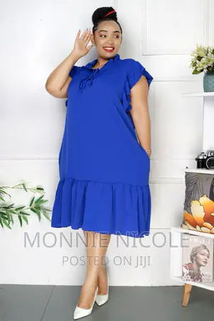 Royal Blue Shift Dress/Maternity Dress/Mother's