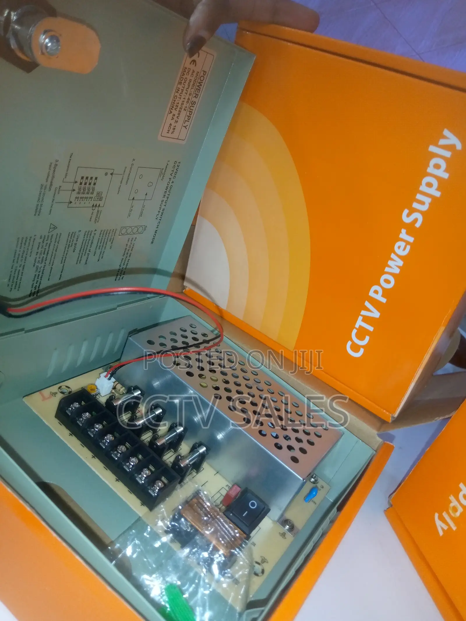 Fused 5amperes Power Supply