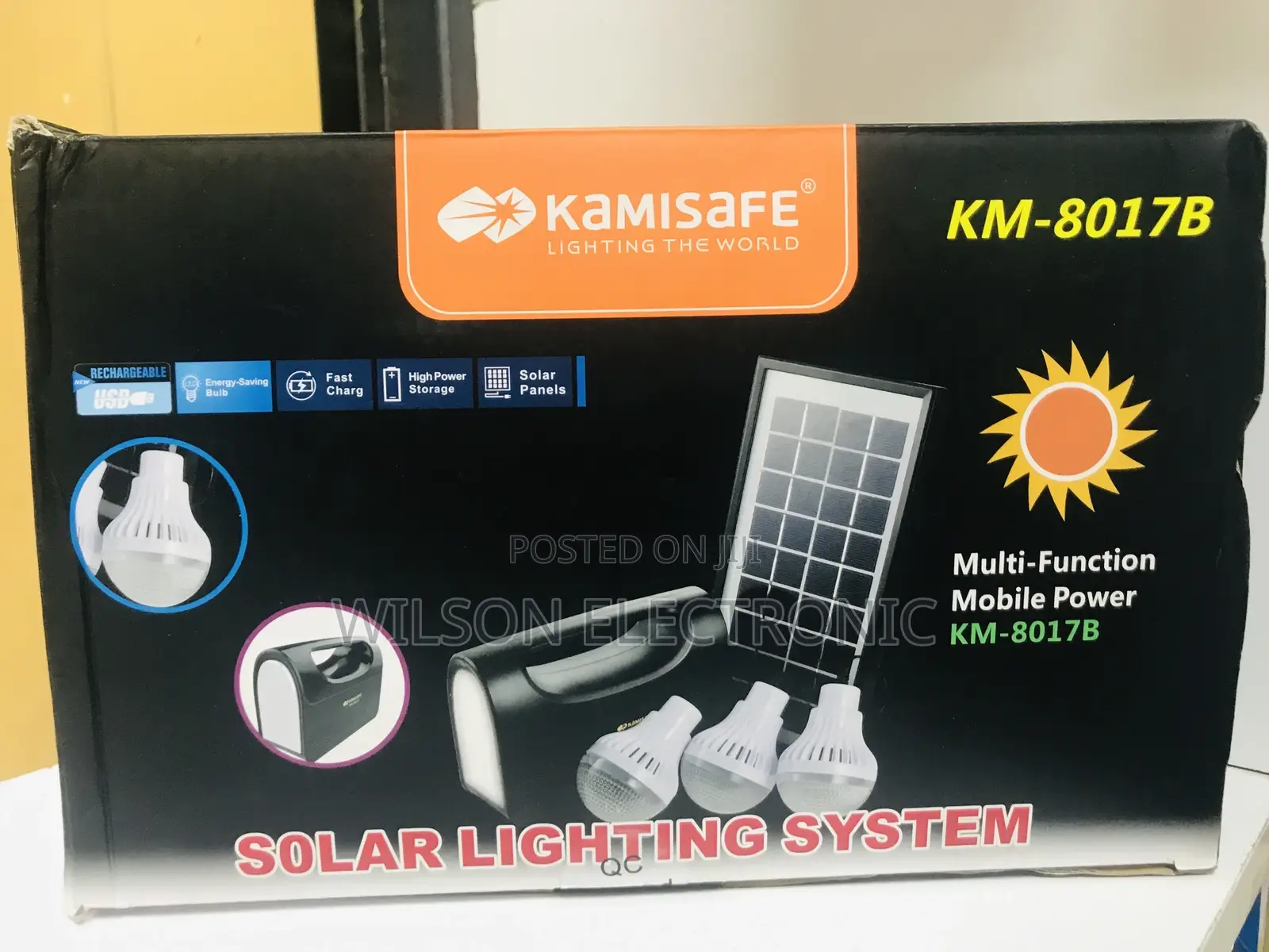 Solar Lighting System. Km-8017b