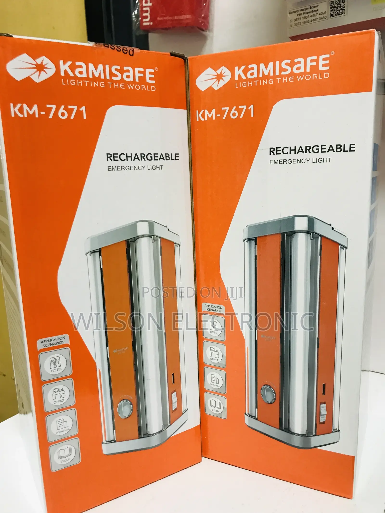 Rechargeable Emergency Light. KM-7671