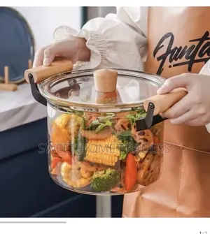 Borosilicate Clear Glass Cooking Pot