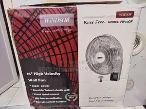 Windsor Wall Fan 16 Inch With Remote Control Cooling Fan 16"
